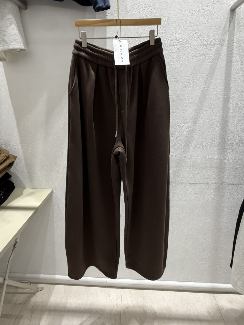 JIMMY東大門㊣實拍女士新款25秋冬熱賣推薦職業時尚休閑褲抓絨JIMMY/REMAKE休閑褲圖色1