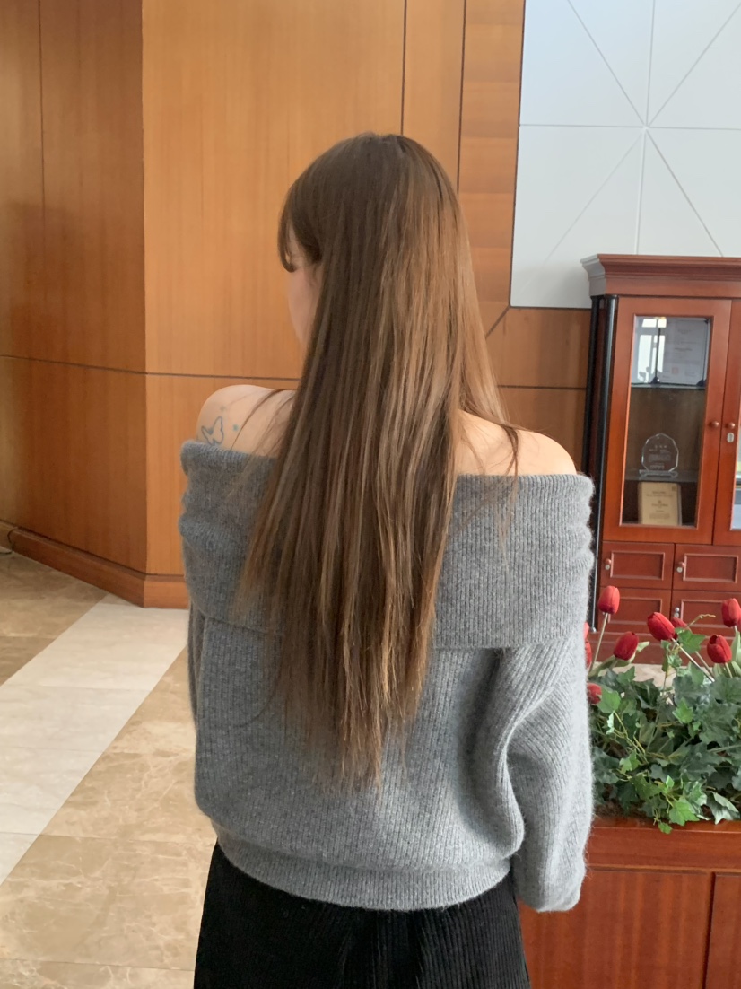 LEGACY東大門㊣代購女裝新品推薦熱賣人氣真品針織衫浣熊露肩LEGACY針織衫