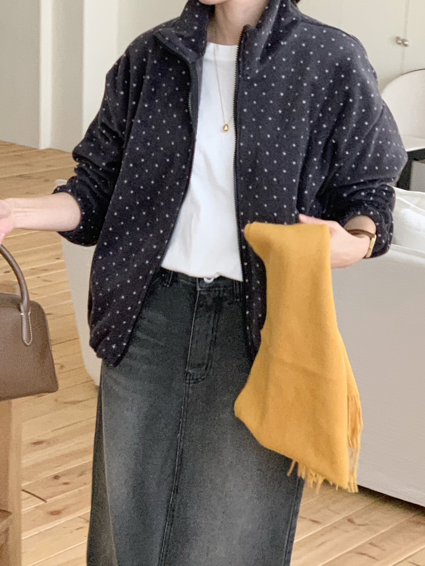 WOOD韓國代購㊣女士新款熱賣休閑25秋冬時尚職業夾克連帽衫WOOD夾克