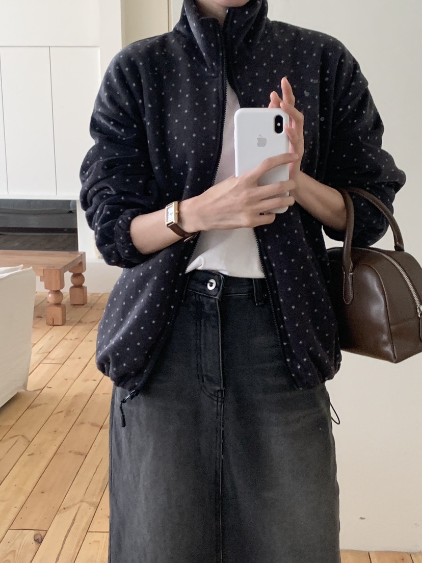 WOOD韓國代購㊣女士新款熱賣休閑25秋冬時尚職業夾克連帽衫WOOD夾克