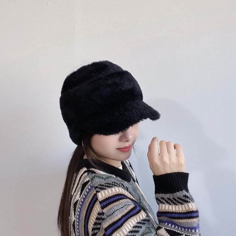 LOVELY HAT韓國代購㊣女裝新款時尚熱賣真品推薦休閑25秋冬帽子LOVELY HAT帽子