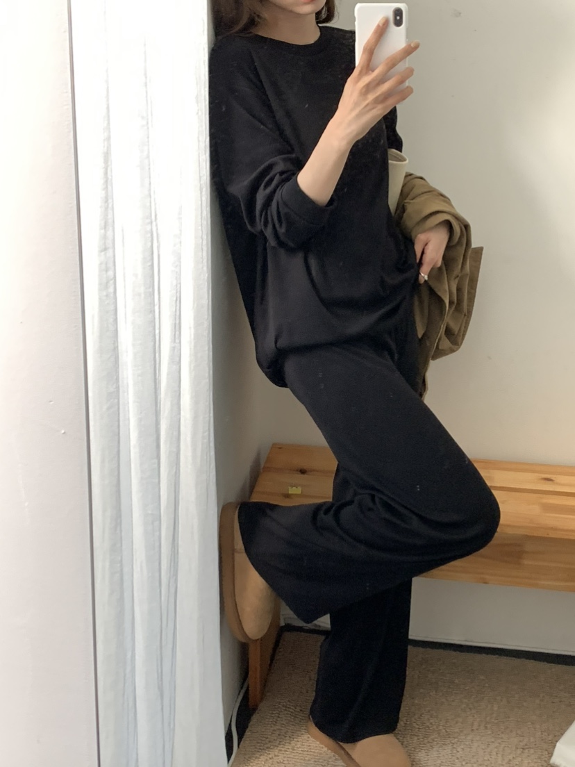 NOTICE東大門㊣實拍女士新品推薦時尚25秋冬職業長袖T恤抓絨NOTICE長袖T恤