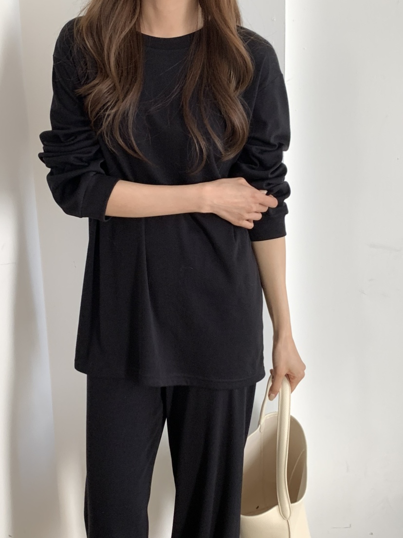 NOTICE東大門㊣實拍女士新品推薦時尚25秋冬職業長袖T恤抓絨NOTICE長袖T恤