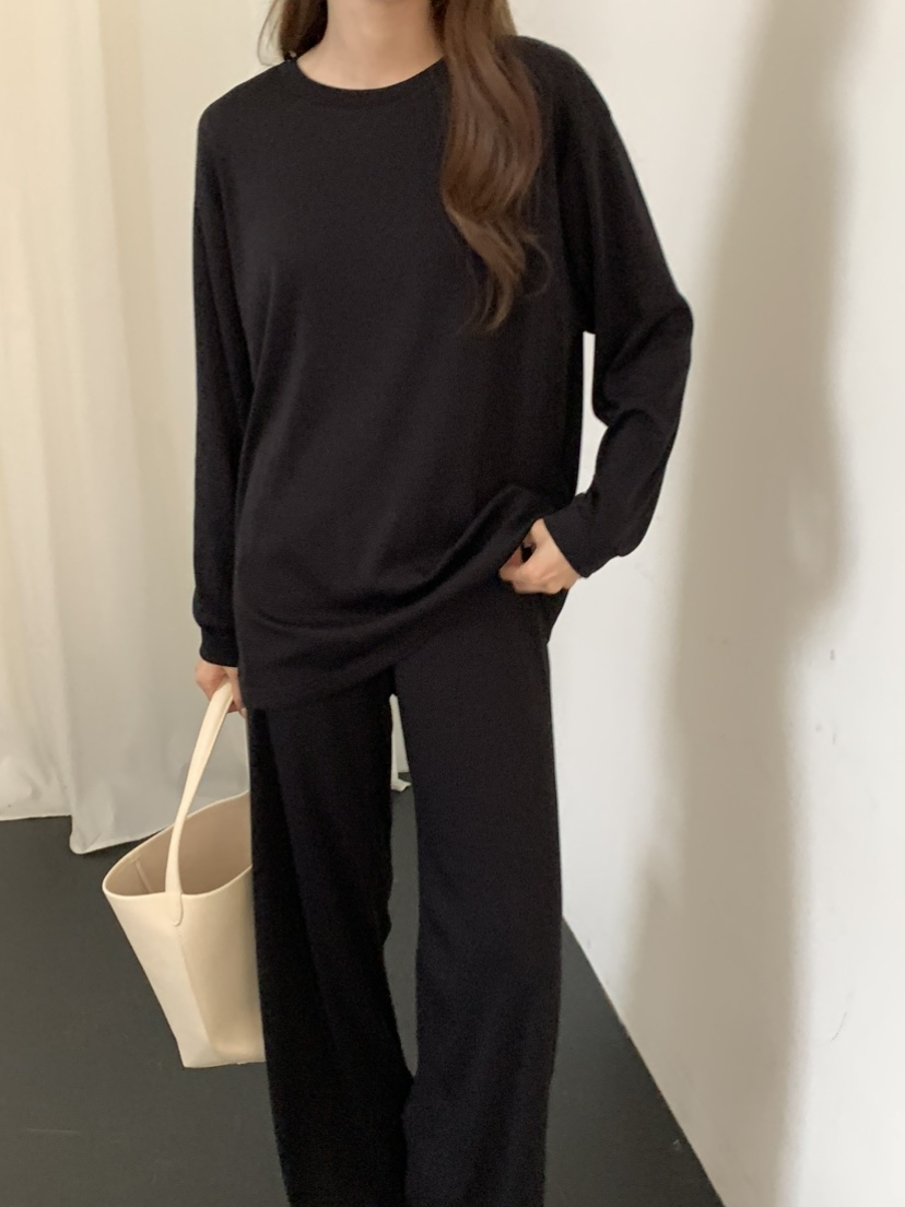 NOTICE東大門㊣實拍女士新品推薦時尚25秋冬職業長袖T恤抓絨NOTICE長袖T恤