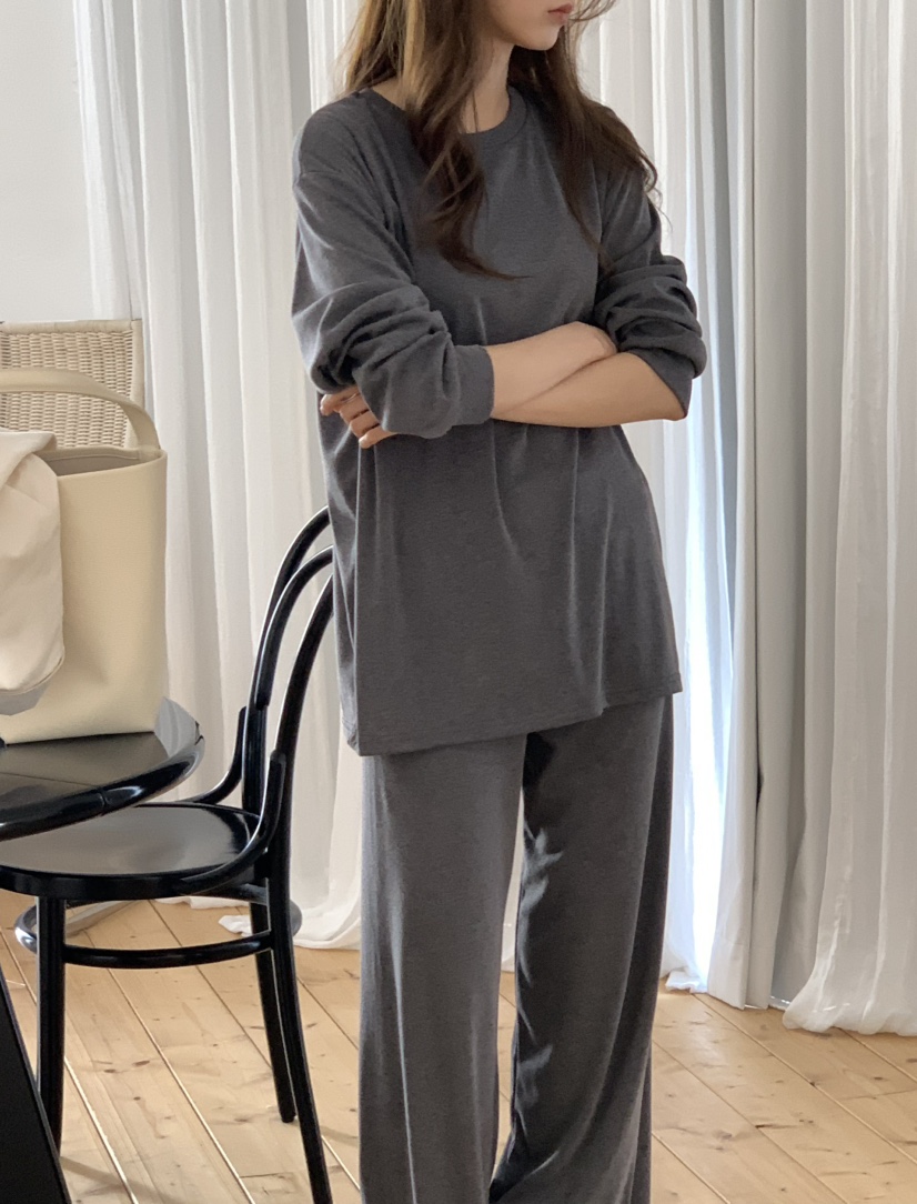 NOTICE東大門㊣實拍女士新品推薦時尚25秋冬職業長袖T恤抓絨NOTICE長袖T恤