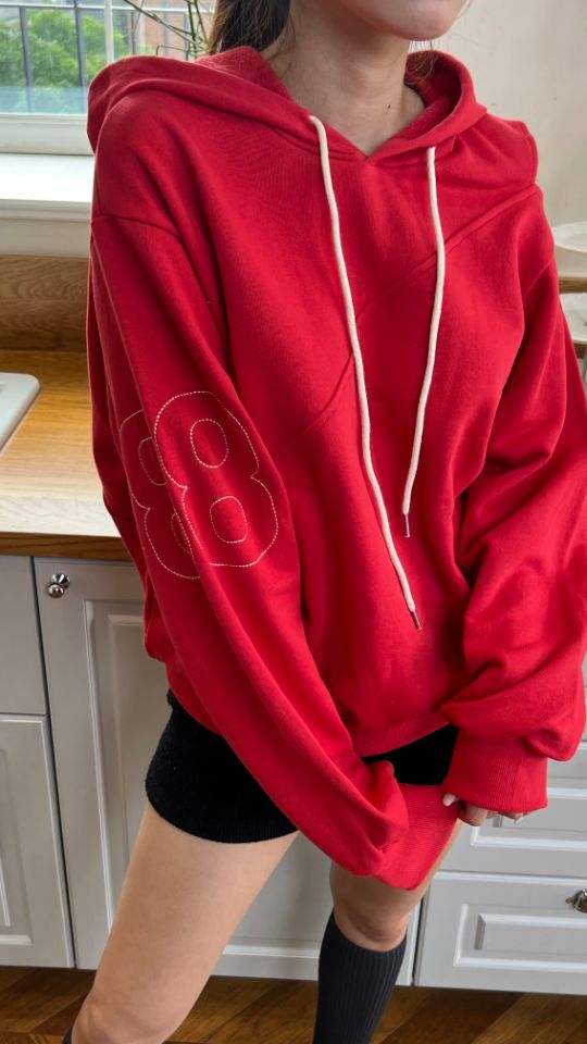 HEY/TO SEWING韓國直郵㊣女士新款休閑職業推薦熱賣衛衣刺繡BY HEY/TO SEWING衛衣