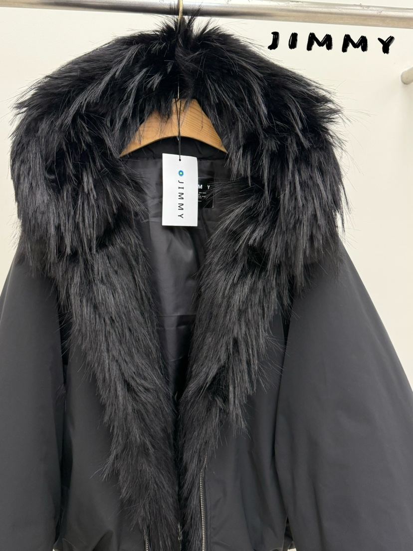 JIMMY韓國直郵㊣女士新品推薦熱賣時尚職業25秋冬真品夾克毛絨JIMMY/REMAKE夾克