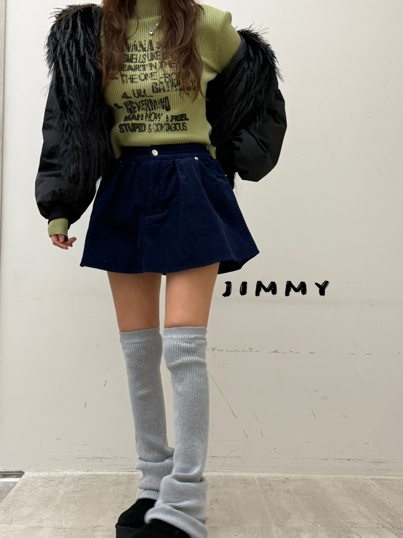 JIMMY韓國直郵㊣女士新品推薦熱賣時尚職業25秋冬真品夾克毛絨JIMMY/REMAKE夾克