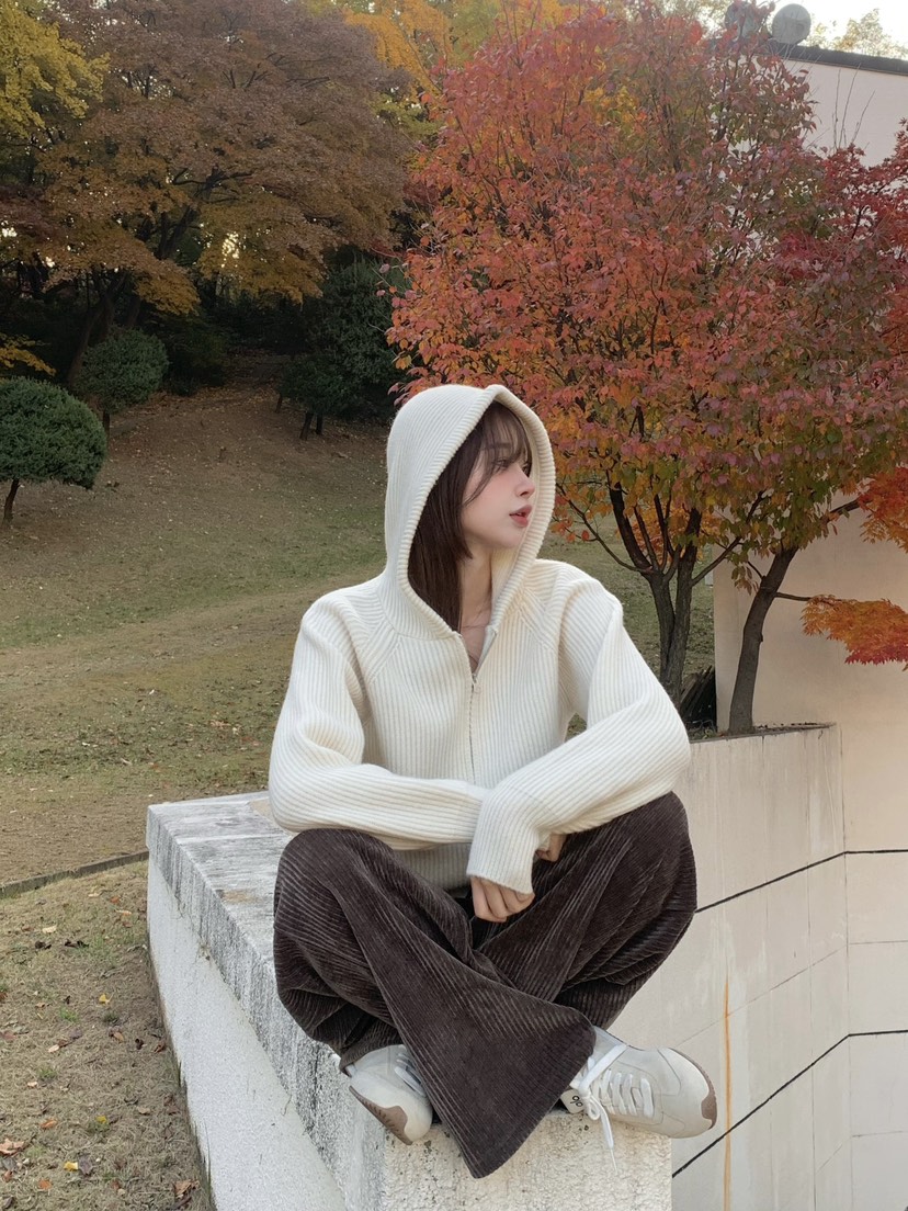 LEGACY東大門㊣代購女裝新款熱賣真品時尚休閑推薦針織衫拉鏈LEGACY針織衫