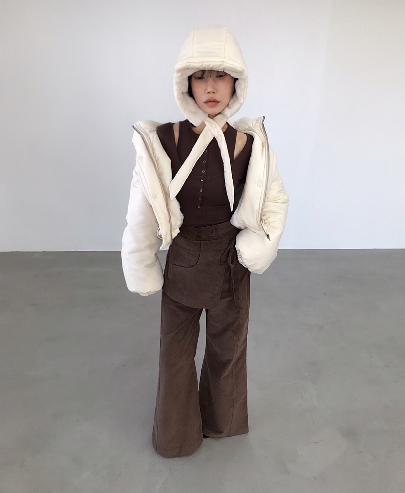 2TWO MOON東大門㊣代購女士新品時尚熱賣職業25秋冬短款棉服2TWO MOON短款棉服