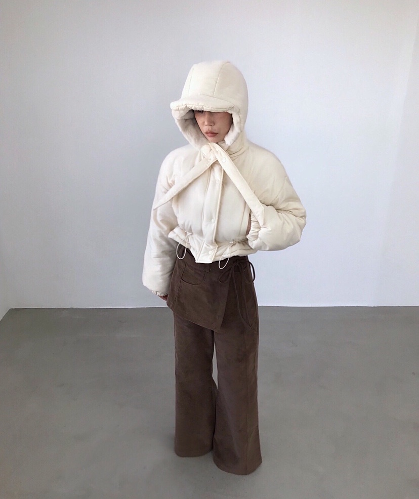 2TWO MOON東大門㊣代購女士新品時尚熱賣職業25秋冬短款棉服2TWO MOON短款棉服