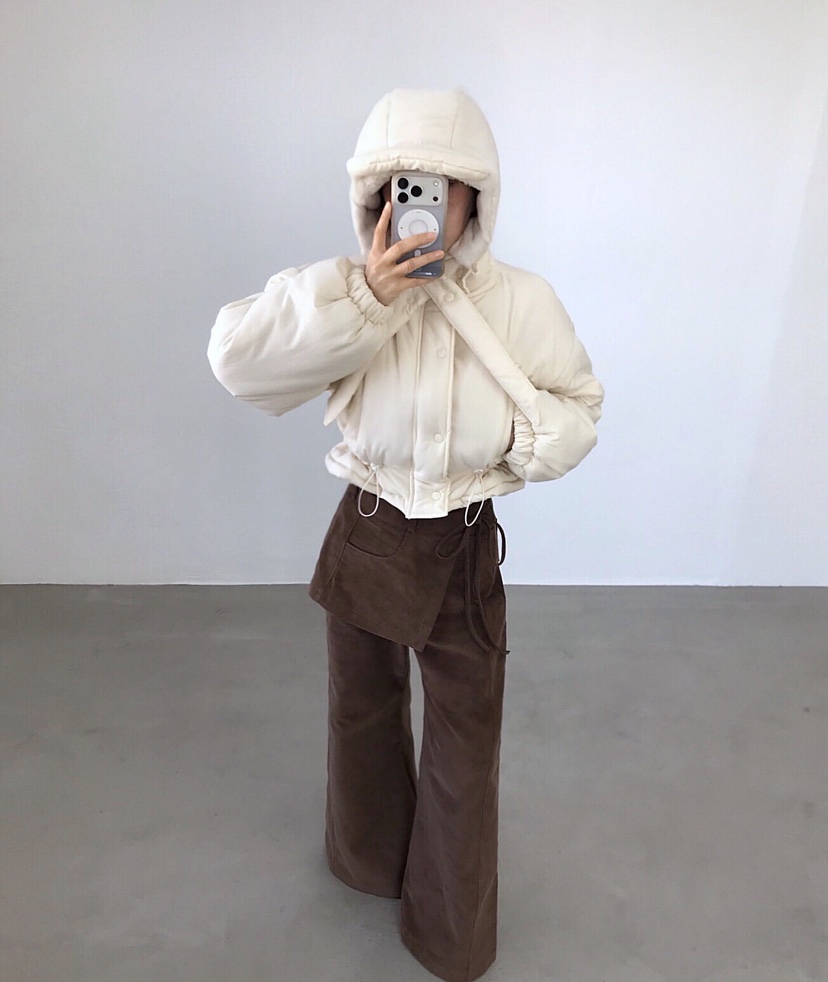 2TWO MOON東大門㊣代購女士新品時尚熱賣職業25秋冬短款棉服2TWO MOON短款棉服