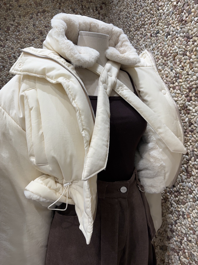 2TWO MOON東大門㊣代購女士新品時尚熱賣職業25秋冬短款棉服2TWO MOON短款棉服