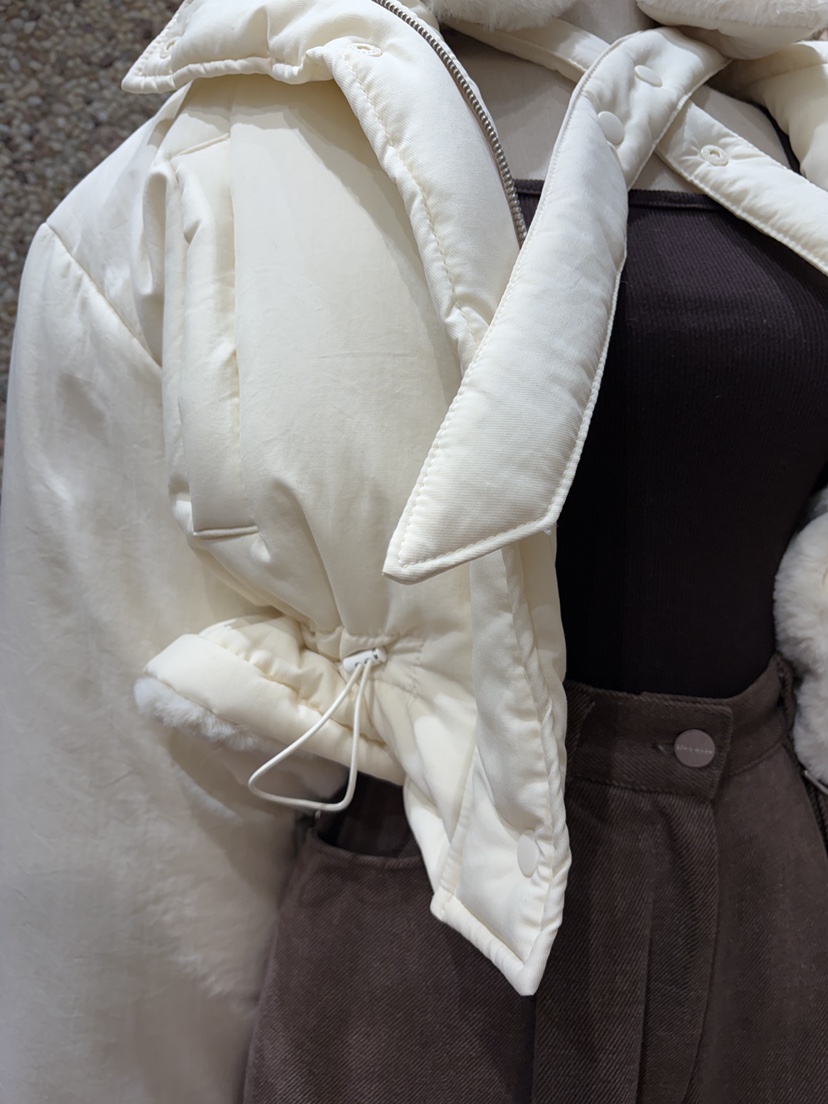 2TWO MOON東大門㊣代購女士新品時尚熱賣職業25秋冬短款棉服2TWO MOON短款棉服