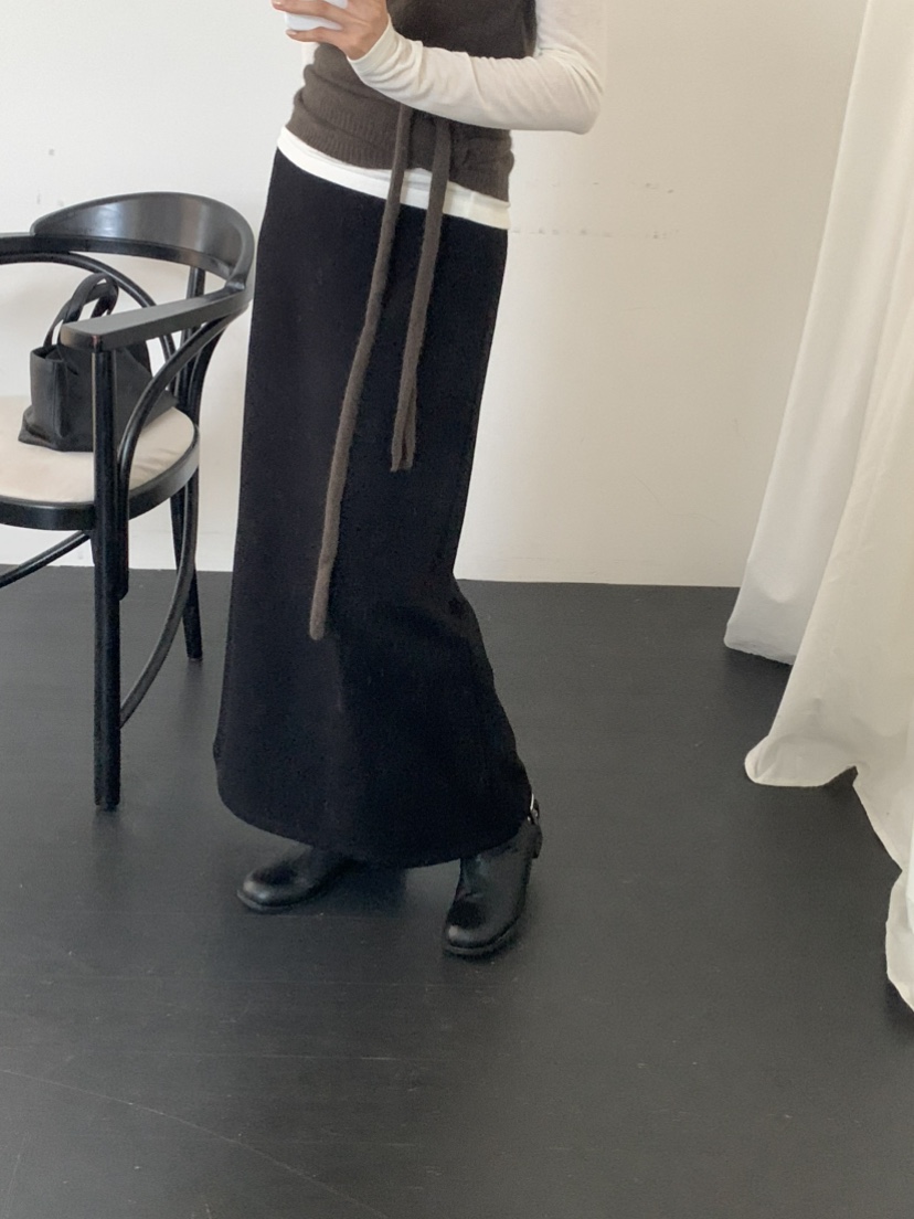 NOTICE韓國直郵㊣女士新款熱賣25秋冬人氣真品推薦職業長裙NOTICE長裙