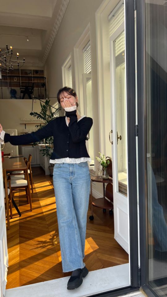 HEY/TO SEWING東大門㊣實拍女士新款人氣推薦職業休閑針織衫BY HEY/TO SEWING針織衫