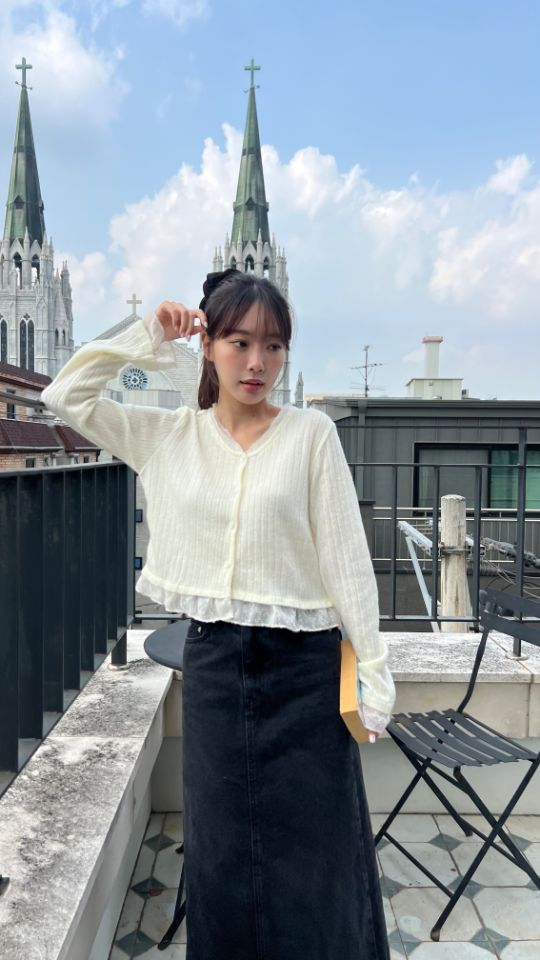 HEY/TO SEWING東大門㊣實拍女士新款人氣推薦職業休閑針織衫BY HEY/TO SEWING針織衫