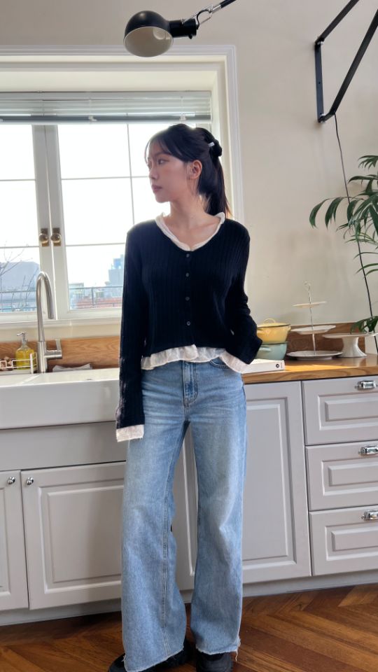 HEY/TO SEWING東大門㊣實拍女士新款人氣推薦職業休閑針織衫BY HEY/TO SEWING針織衫