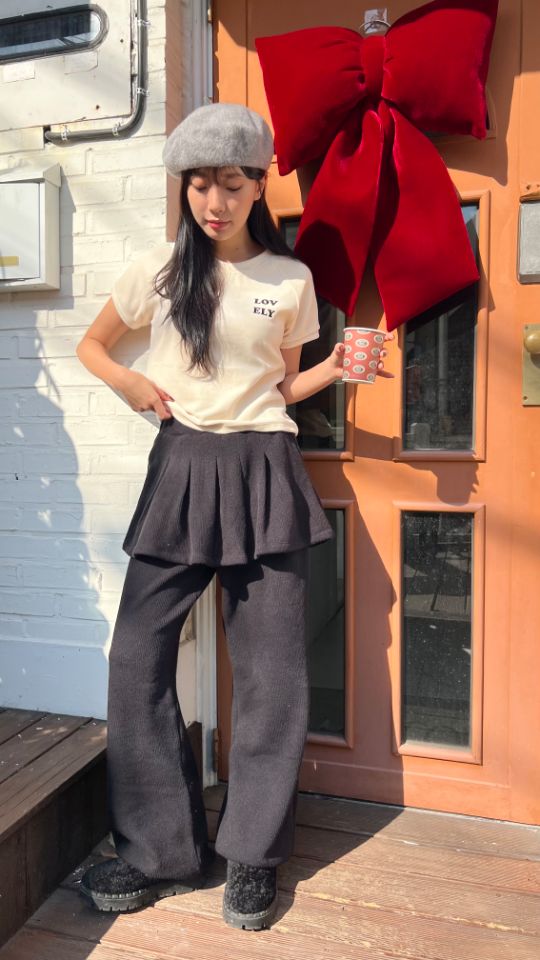 HEY/TO SEWING東大門㊣代購女士新款職業時尚休閑真品裙褲BY HEY/TO SEWING裙褲