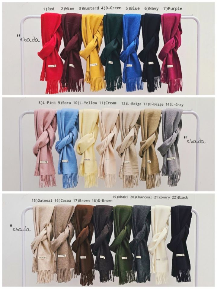 EBADA東大門㊣代購女裝新品人氣休閑時尚熱賣職業25秋冬圍巾披肩EBADA圍巾/披肩