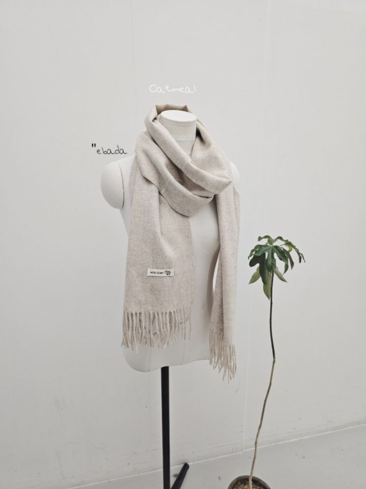 EBADA東大門㊣代購女裝新品人氣休閑時尚熱賣職業25秋冬圍巾披肩EBADA圍巾/披肩圖色4燕麥色