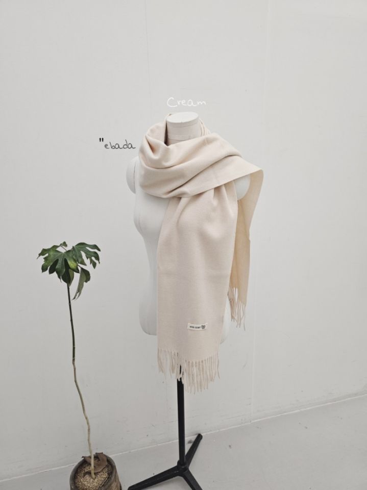 EBADA東大門㊣代購女裝新品人氣休閑時尚熱賣職業25秋冬圍巾披肩EBADA圍巾/披肩圖色7奶油色