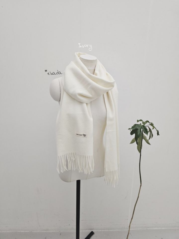EBADA東大門㊣代購女裝新品人氣休閑時尚熱賣職業25秋冬圍巾披肩EBADA圍巾/披肩圖色8象牙色