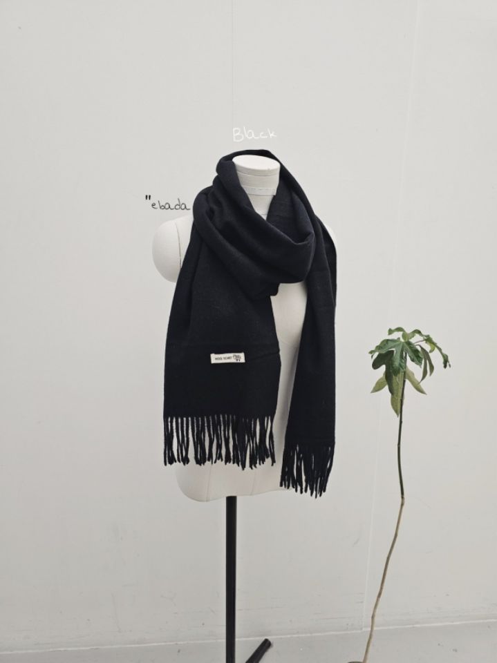 EBADA東大門㊣代購女裝新品人氣休閑時尚熱賣職業25秋冬圍巾披肩EBADA圍巾/披肩圖色12黑色