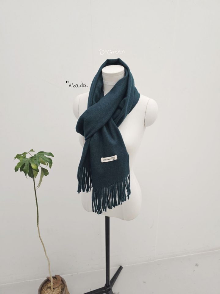 EBADA東大門㊣代購女裝新品人氣休閑時尚熱賣職業25秋冬圍巾披肩EBADA圍巾/披肩圖色22深綠色