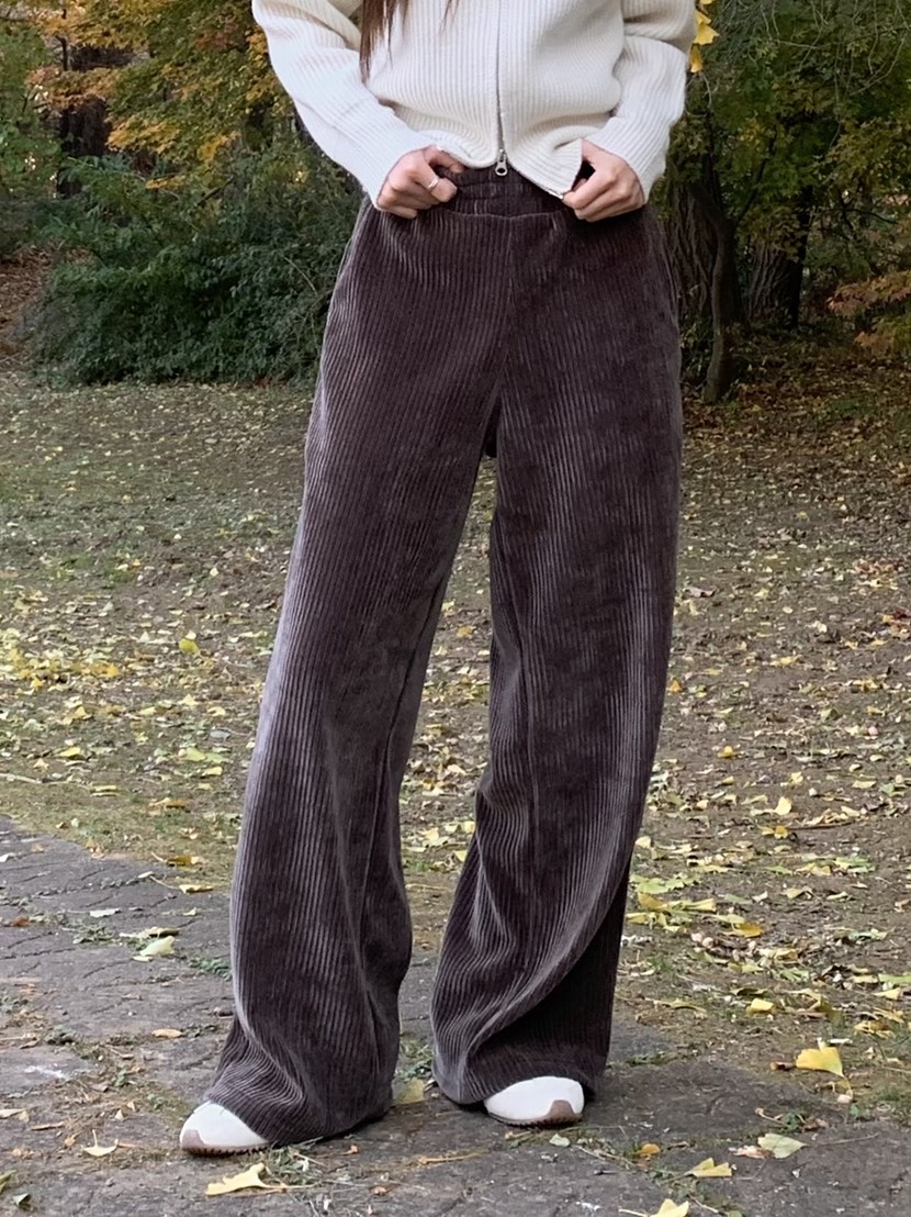 LEGACY韓國代購㊣女裝新品休閑時尚職業人氣25秋冬休閑褲條紋LEGACY休閑褲