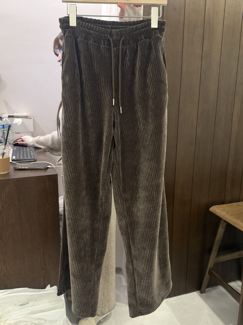 LEGACY韓國代購㊣女裝新品休閑時尚職業人氣25秋冬休閑褲條紋LEGACY休閑褲圖色1