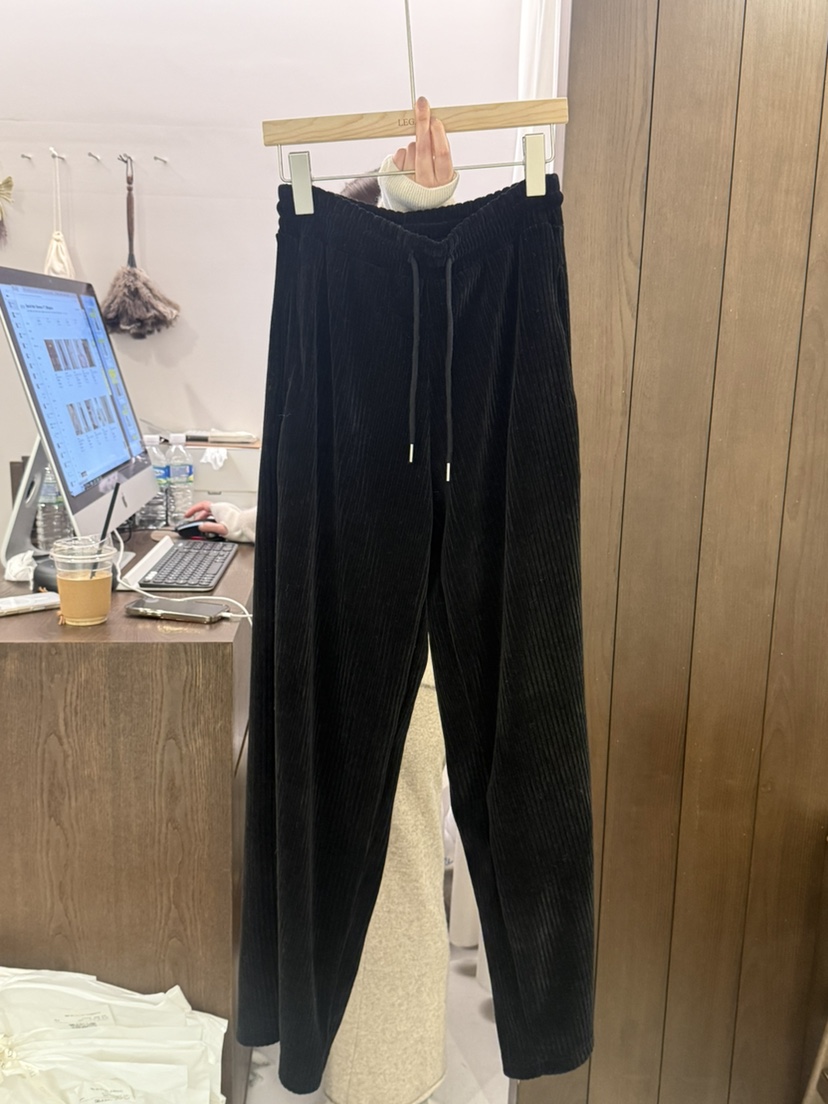 LEGACY韓國代購㊣女裝新品休閑時尚職業人氣25秋冬休閑褲條紋LEGACY休閑褲圖色2