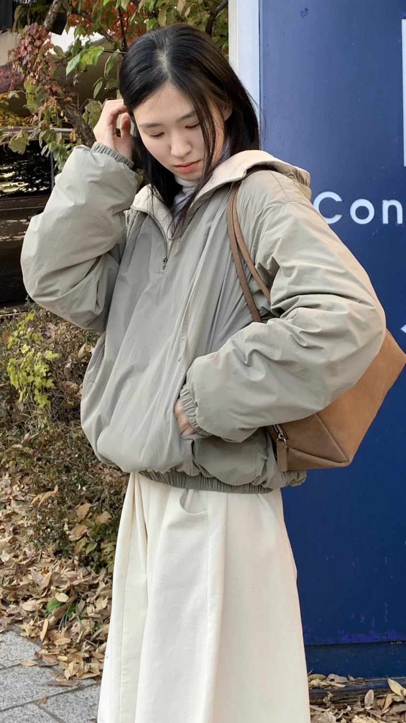 OVER RICH東大門㊣實拍女裝新品時尚25秋冬衛衣連帽衫拉鏈OVER RICH衛衣