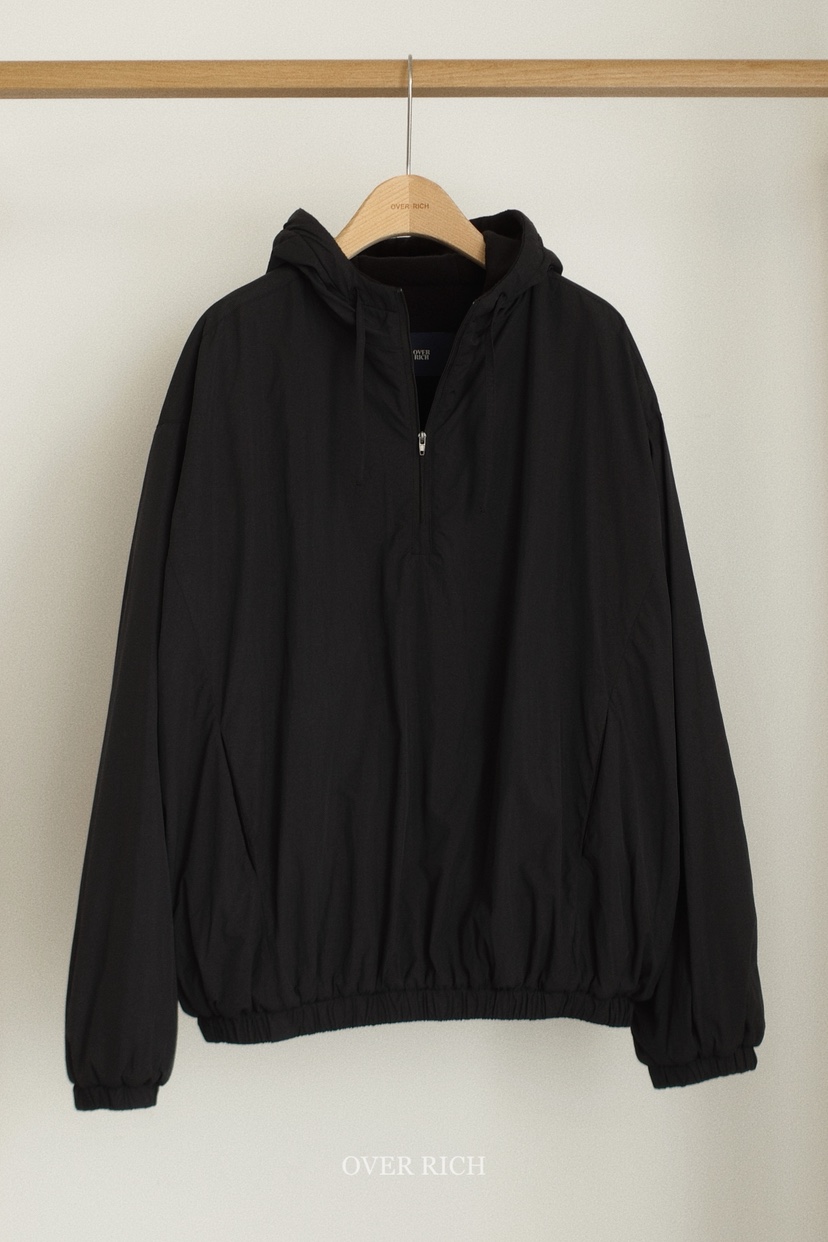 OVER RICH東大門㊣實拍女裝新品時尚25秋冬衛衣連帽衫拉鏈OVER RICH衛衣圖色3