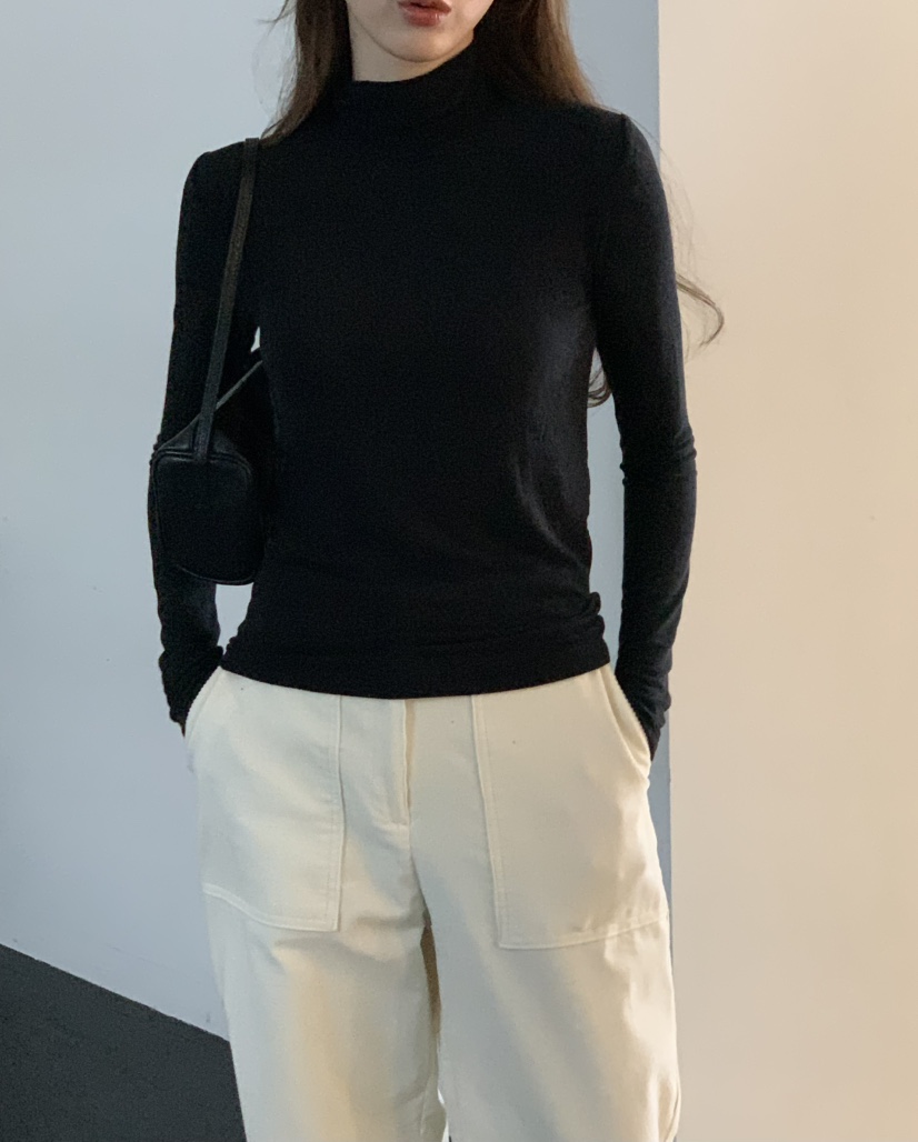 NOTICE韓國代購㊣女士新品熱賣人氣25秋冬時尚推薦職業長袖T恤NOTICE長袖T恤