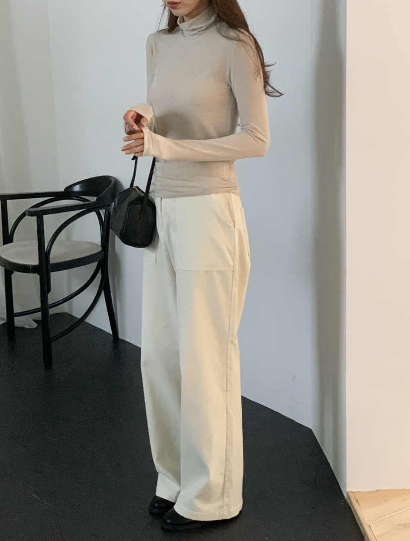 NOTICE韓國代購㊣女士新品熱賣人氣25秋冬時尚推薦職業長袖T恤NOTICE長袖T恤