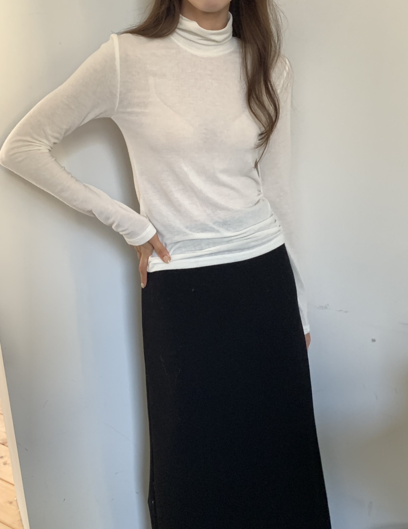 NOTICE韓國代購㊣女士新品熱賣人氣25秋冬時尚推薦職業長袖T恤NOTICE長袖T恤