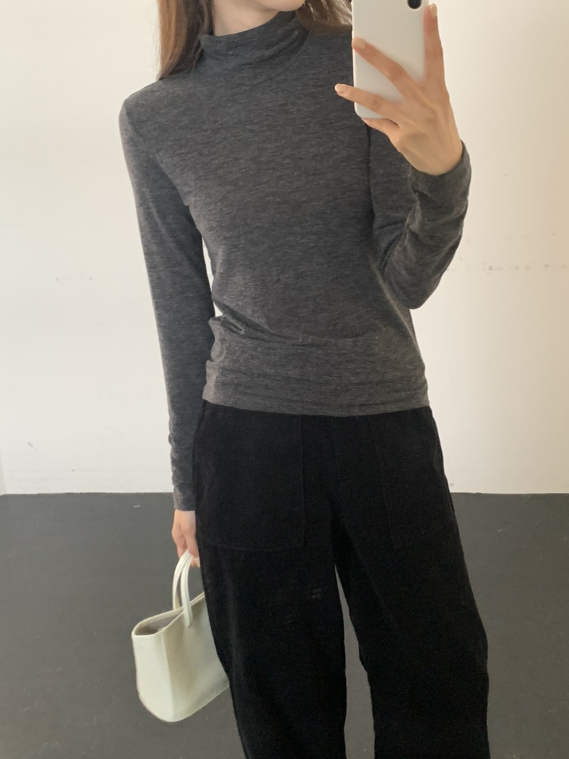 NOTICE韓國代購㊣女士新品熱賣人氣25秋冬時尚推薦職業長袖T恤NOTICE長袖T恤