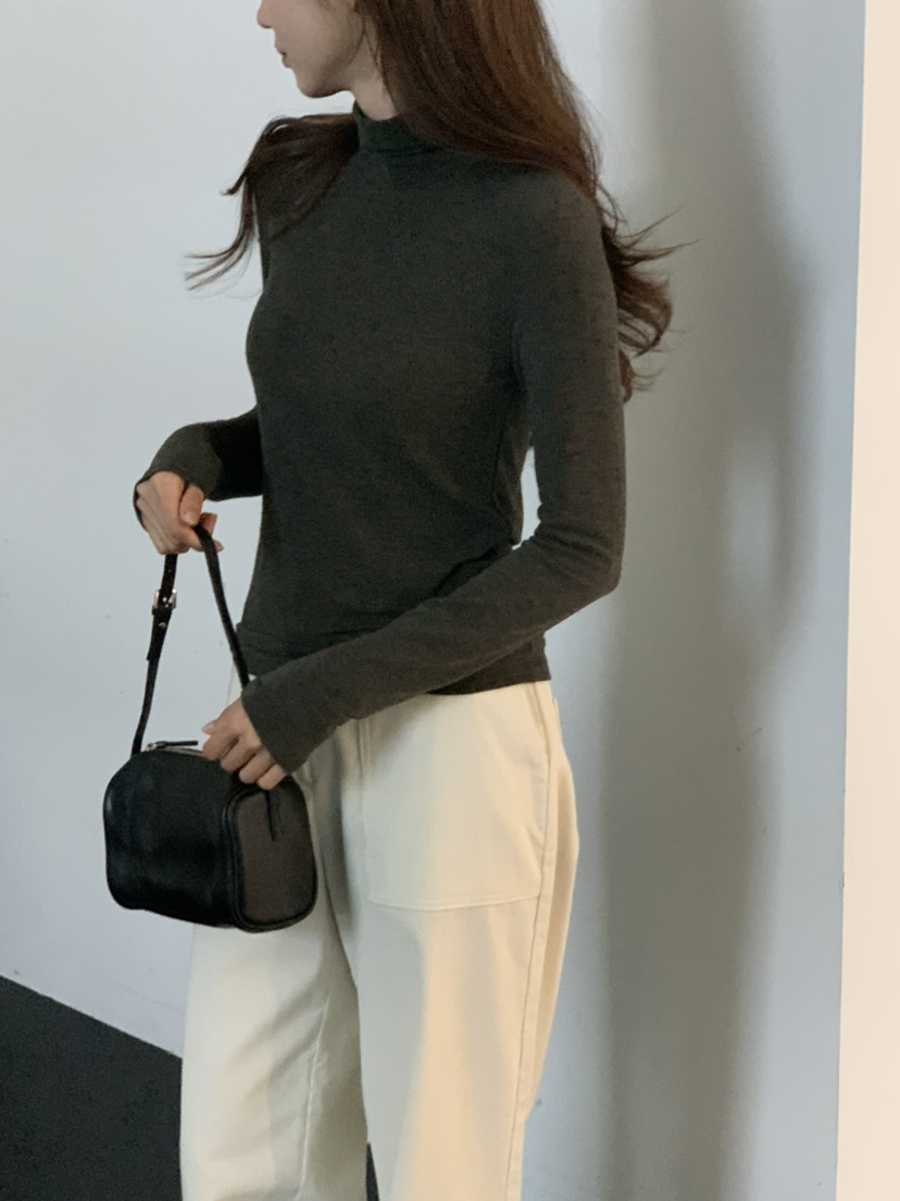 NOTICE韓國代購㊣女士新品熱賣人氣25秋冬時尚推薦職業長袖T恤NOTICE長袖T恤