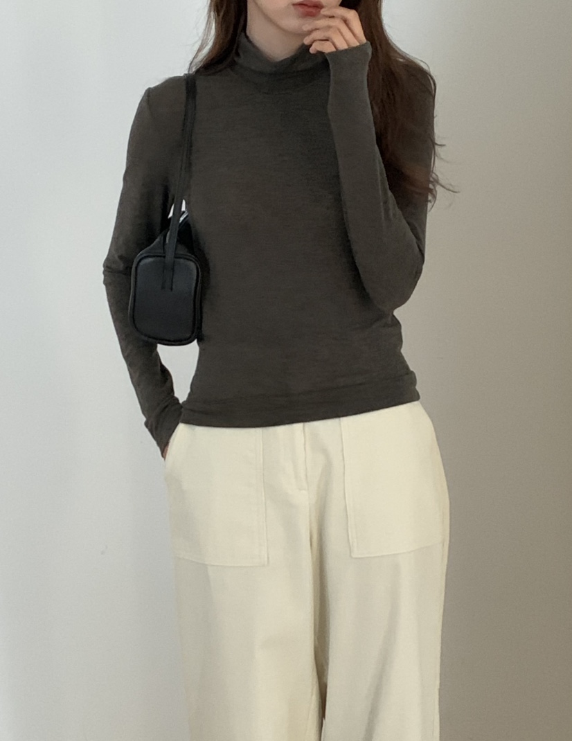 NOTICE韓國代購㊣女士新品熱賣人氣25秋冬時尚推薦職業長袖T恤NOTICE長袖T恤