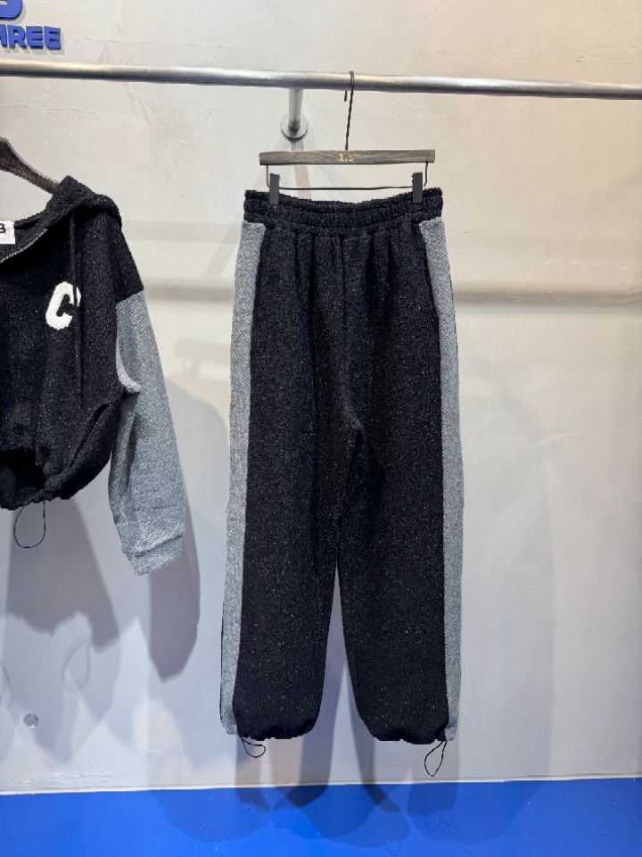 1.3東大門㊣代購女士新品人氣推薦休閑套裝粗花呢連帽衫套裝1.3套裝