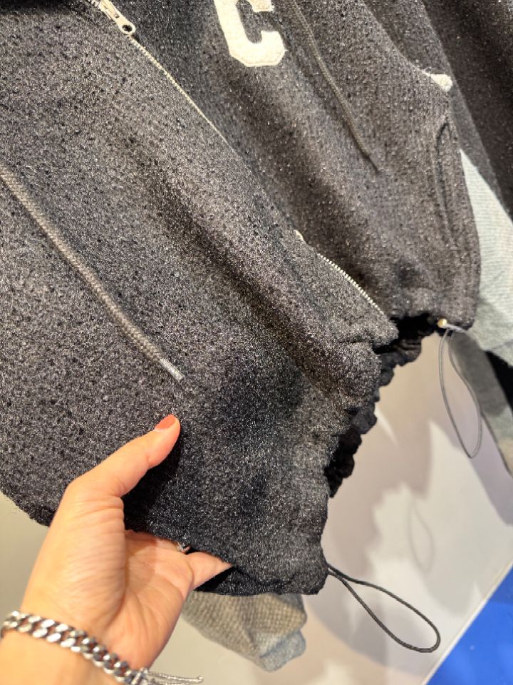 1.3東大門㊣代購女士新品人氣推薦休閑套裝粗花呢連帽衫套裝1.3套裝