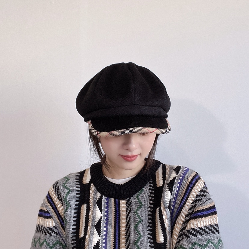 LOVELY HAT韓國代購㊣女士新款人氣職業推薦時尚休閑25秋冬帽子LOVELY HAT帽子