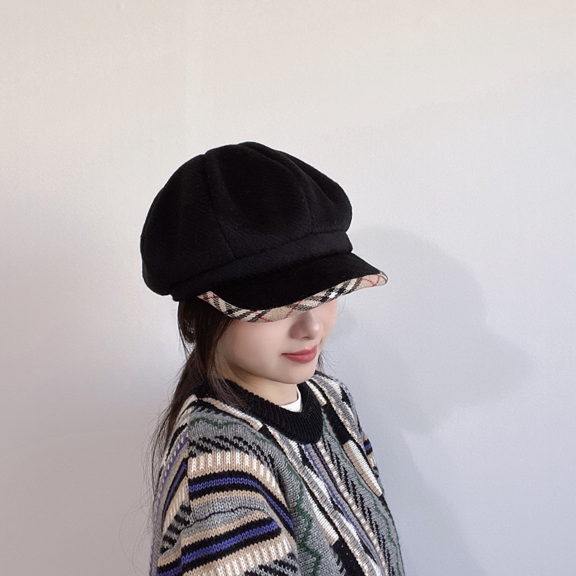 LOVELY HAT韓國代購㊣女士新款人氣職業推薦時尚休閑25秋冬帽子LOVELY HAT帽子