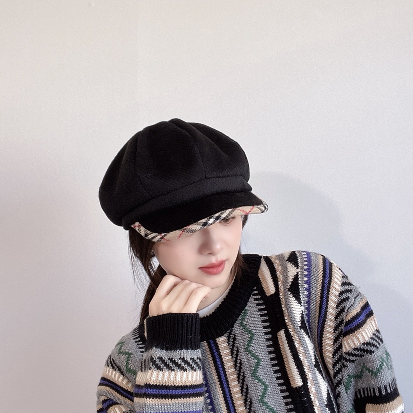 LOVELY HAT韓國代購㊣女士新款人氣職業推薦時尚休閑25秋冬帽子LOVELY HAT帽子
