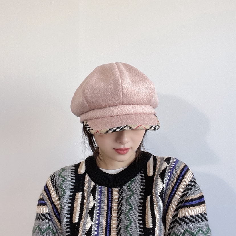 LOVELY HAT韓國代購㊣女士新款人氣職業推薦時尚休閑25秋冬帽子LOVELY HAT帽子