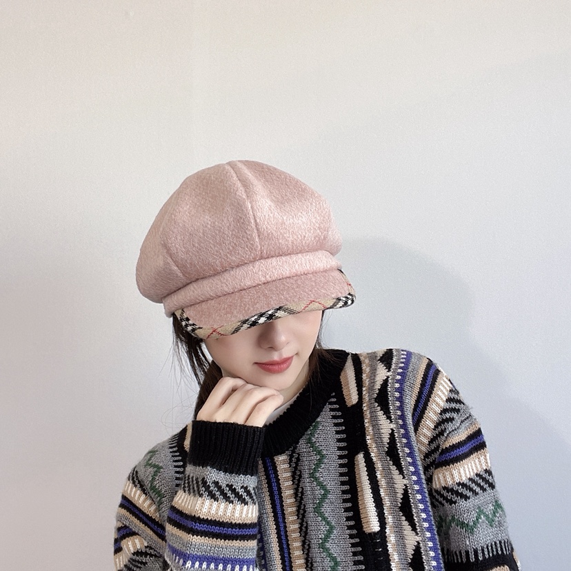 LOVELY HAT韓國代購㊣女士新款人氣職業推薦時尚休閑25秋冬帽子LOVELY HAT帽子