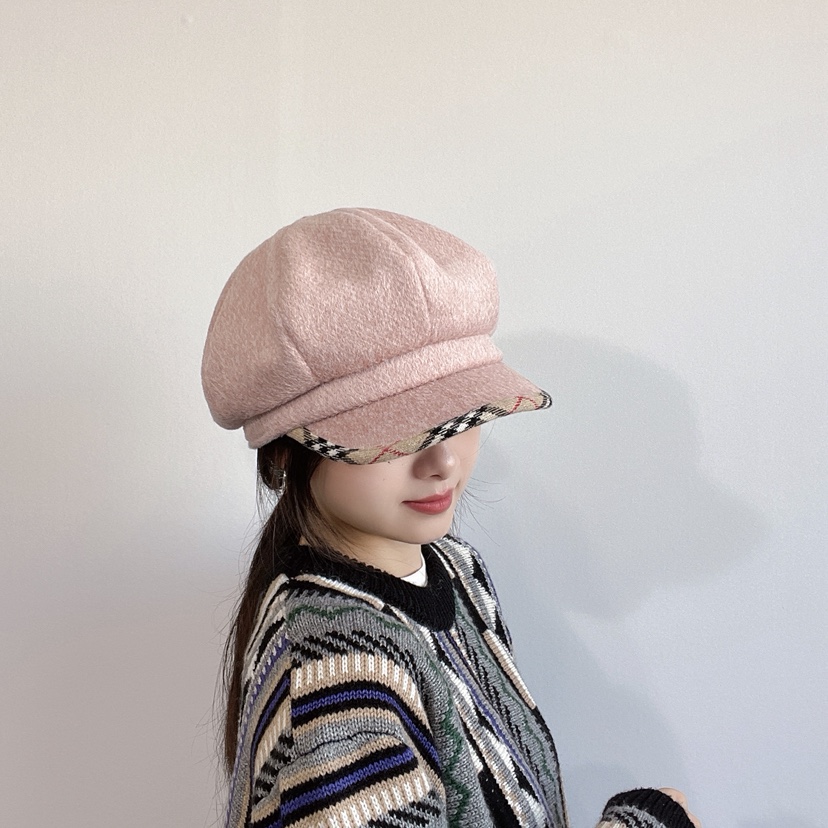 LOVELY HAT韓國代購㊣女士新款人氣職業推薦時尚休閑25秋冬帽子LOVELY HAT帽子
