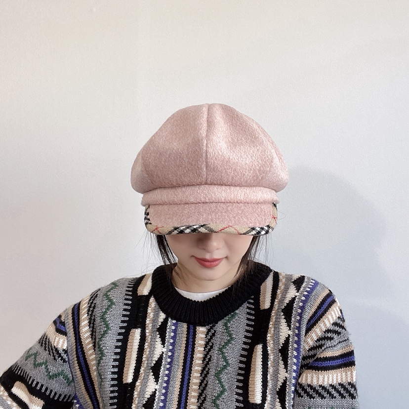 LOVELY HAT韓國代購㊣女士新款人氣職業推薦時尚休閑25秋冬帽子LOVELY HAT帽子