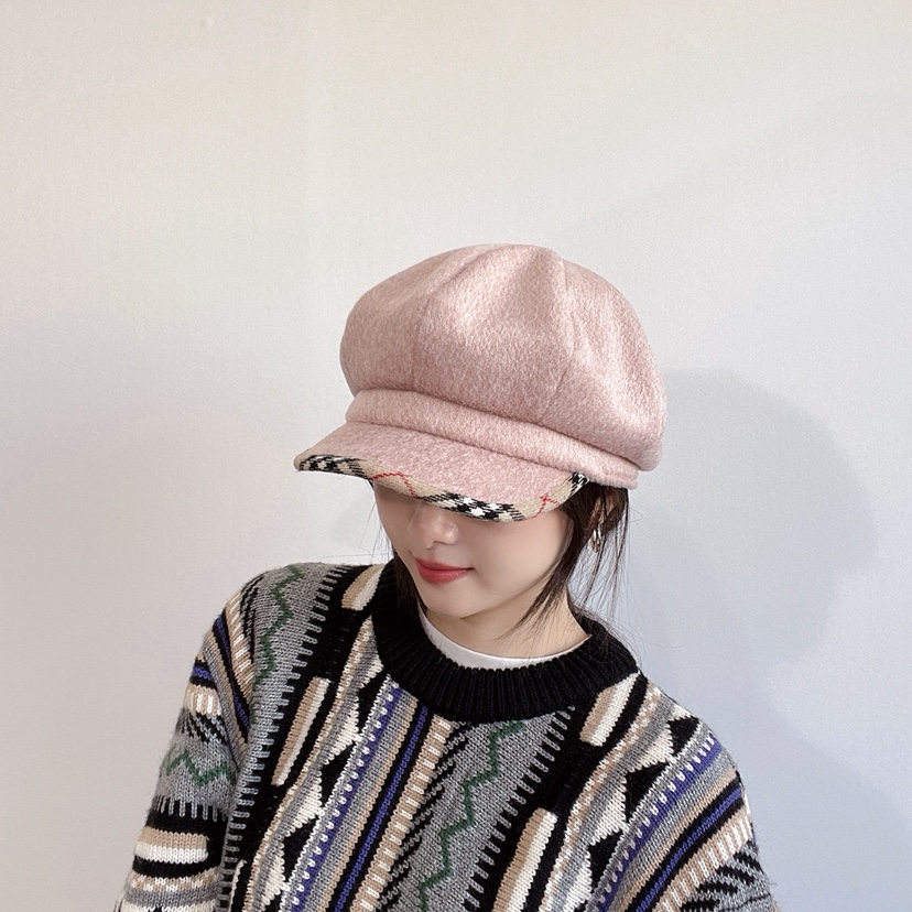 LOVELY HAT韓國代購㊣女士新款人氣職業推薦時尚休閑25秋冬帽子LOVELY HAT帽子